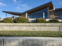 Modern Architecture: A Clear Sky Over the House Property