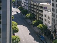 Aerial View of Modern Architecture in Los Angeles, California, USA