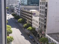 Aerial View of Modern Architecture in Los Angeles, California, USA