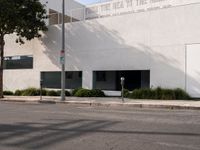 Modern Architecture of Los Angeles Against Blue Skies
