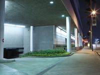 Nighttime View of Modern Architecture in Los Angeles, California, USA