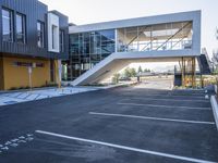 Modern Architecture in Los Angeles: Residential Area with a Clear Sky