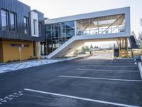 Modern Architecture in Los Angeles: Residential Area with a Clear Sky