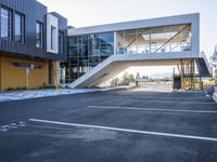 Modern Architecture in Los Angeles: Residential Area with a Clear Sky