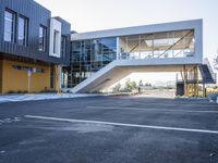 Modern Architecture in Los Angeles: Residential Area with a Clear Sky