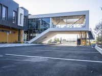 Modern Architecture in Los Angeles: Residential Area with a Clear Sky