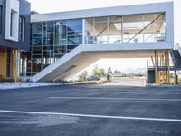 Modern Architecture in Los Angeles: Residential Area with a Clear Sky