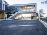 Modern Architecture in Los Angeles: Residential Area with a Clear Sky