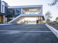 Modern Architecture in Los Angeles: Residential Area with a Clear Sky