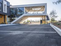 Modern Architecture in Los Angeles: Residential Area with a Clear Sky