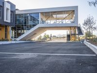 Modern Architecture in Los Angeles: Residential Area with a Clear Sky