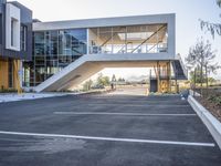 Modern Architecture in Los Angeles: Residential Area with a Clear Sky