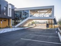 Modern Architecture in Los Angeles: Residential Area with a Clear Sky