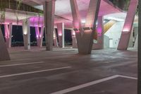 Modern Architecture in Miami Cityscape at Night