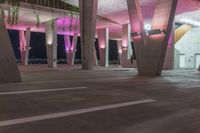 Modern Architecture in Miami Cityscape at Night