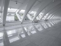 Modern Architecture in Milwaukee Business District with Water Reflections