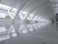 Modern Architecture in Milwaukee Business District with Water Reflections