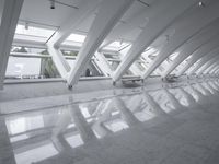 Modern Architecture in Milwaukee Business District with Water Reflections