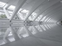 Modern Architecture in Milwaukee Business District with Water Reflections