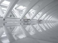 Modern Architecture in Milwaukee Business District with Water Reflections