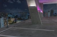 Modern Architecture with Neon Lights in Miami 001