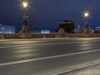 Night View of Berlin City with Modern Architecture