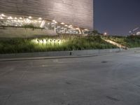 Night view of Modern Architecture in Dallas