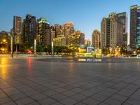 Modern Architecture Plaza in Taichung, Taiwan