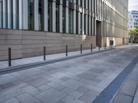an empty street lined with building in the city of london, uk stock image and royalty photo