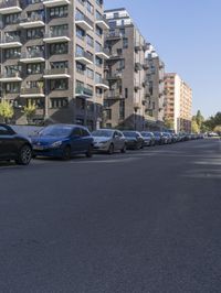 Modern Architecture in a Residential Area of Berlin on a Sunny Day