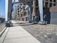 Modern Architecture in a Residential Area of Hamburg