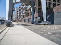 Modern Architecture in a Residential Area of Hamburg