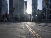 Modern Architecture Road in Los Angeles