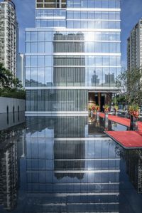 Modern Architecture: Skyscrapers in a Metropolitan Area