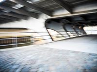 Modern Architecture Steel Bridge in Hamburg, Germany