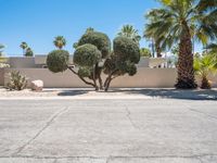 Modern Architecture on Suburban Roads in Palm Springs