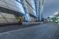 Modern Architecture in Suzhou City at Night