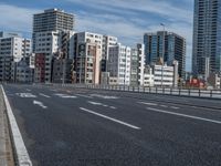 Modern Architecture in Tokyo: Skyline and Clouds