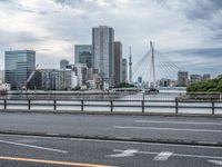 Modern Architecture in Tokyo: Skyline Under a Grey Sky