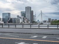 Modern Architecture in Tokyo: Skyline Under a Grey Sky