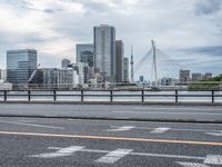 Modern Architecture in Tokyo: Skyline Under a Grey Sky