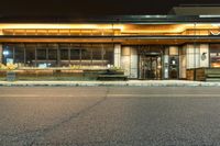 Modern Architecture in Toronto, Canada at Night