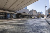 Modern Architecture in Toronto: Cityscape Under a Clear Sky