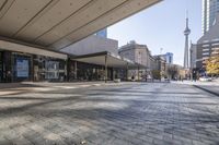 Modern Architecture in Toronto: Cityscape Under a Clear Sky