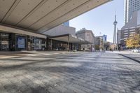 Modern Architecture in Toronto: Cityscape Under a Clear Sky