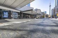 Modern Architecture in Toronto: Cityscape Under a Clear Sky