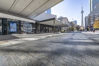 Modern Architecture in Toronto: Cityscape Under a Clear Sky