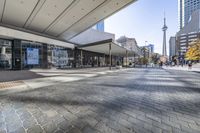 Modern Architecture in Toronto: Cityscape Under a Clear Sky