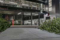 Night view of modern architecture in Toronto