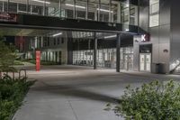 Night view of modern architecture in Toronto